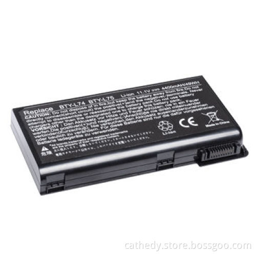 Laptop Battery for MSI BTY-L74, with 6-cell, Li-ion Battery and 4,400mAh Capacity
